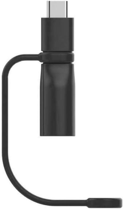 DC Stekker Kabel - Stroomkabel Adapter - Draagbare Stroom - Hoge Koperen Kern - 5 cm - Zwart