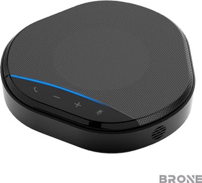 Brone M6 Speakerphone - Conferentie Speaker - 360° Microfoon - Online meetings - Vergadermicrofoon