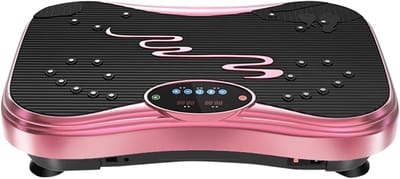 Trillingsplateau - Fitness Platform - Full Body Training - 999 Snelheidsniveaus - XL Versie - Roze