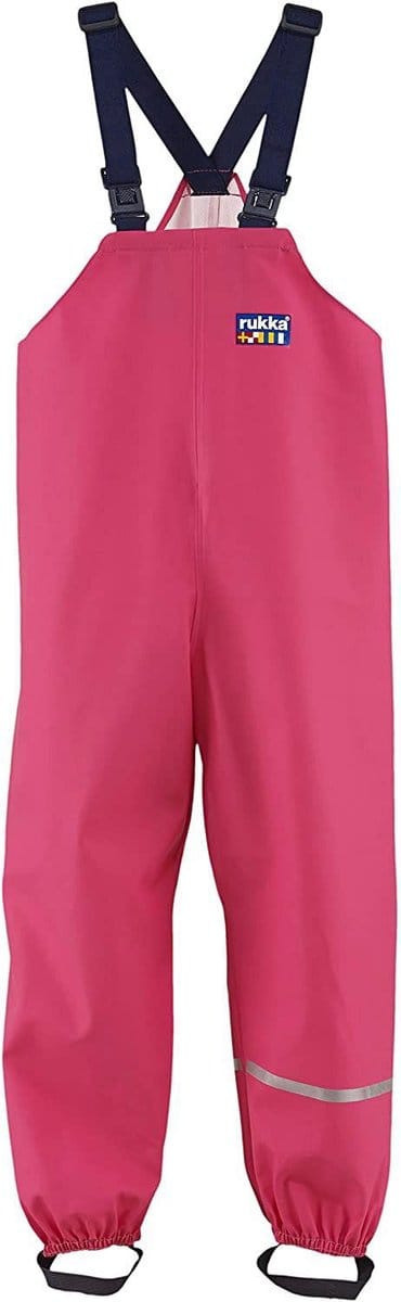 Kinderbroek Rukka Rain Olkainhous Cranberry Roze - 104