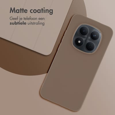 imoshion Hoesje - Geschikt voor Xiaomi Redmi Note 15 Pro (5G) - Color Backcover - Bruin