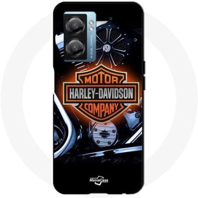 Oppo A77 5G hoesje motorfietsen Harley Davidson-logo