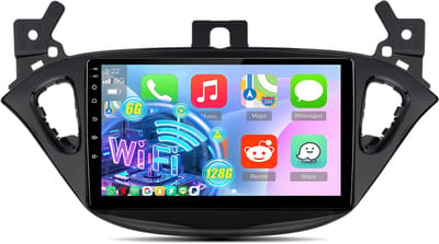 Cestovet 9 inch Autoradio - Geschikt voor Opel Corsa E (2015-2019) & Adam (2013-2016) - Android 15 - Carplay Android Auto - 6GB+128GB, 4G-LTE, DSP, WiFi, Bluetooth 5.0, RDS, Octa-Kern
