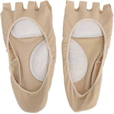 Dailygoods- Teenloze Sokken Ademend - Vijf Teensokken - Vochtregulerend - Antislip - Onzichtbare Zomersokken - Zelfklevend Ontwerp - 17 Cm - Vijfteenensokken