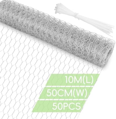 Hexagonaal Gaasmetaal 50 cm x 10 m voor Tuinhekken en Dieren