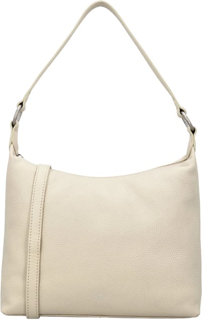 Charm London Washington Schoudertas - Buidetas - Shopper - Leer - Leren Dames Tas - Crème