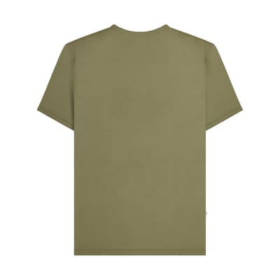 Lambretta Heren Target Kwadrant Groot & Lang T-Shirt (Khaki)