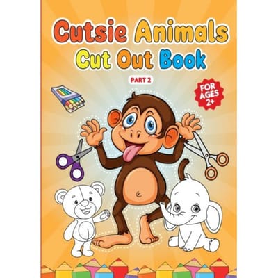 Cutsie Animals - Cut Out Book - Dhr Hugo Elena