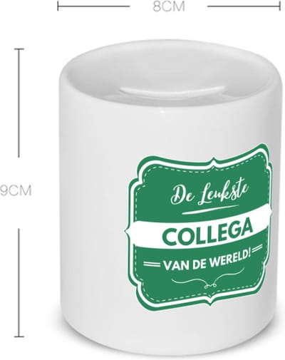 Akyol - de leukste collega van de wereld Spaarpot - Collega - iemand die een collega is - leukste ooit - werk - collega - verjaardagscadeau - kado - gift - geschenk - afscheidscadeau - welkomst cadeau - verrassing - spaarpot