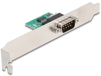 Delock USB to RS-232 Converter FTDI FT231XS USB 2.0 pin header male to D-Sub 9 male with standard bracket and cable 30 cm