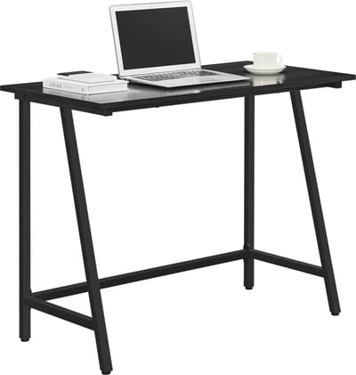 ACAZA Bureau - Bureautafel - Zwart - 100 x 50 x 75 cm (B x D x H) - Desk - Computertafel - Laptoptafel - Computerbureau