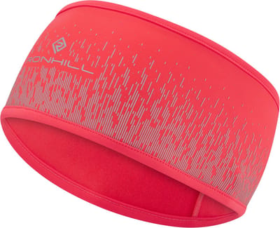 Ronhill | Reflect Headband | Reflecterende hoofdband | Pink/reflect | S/M