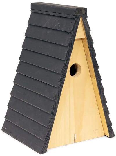 Vogelspotcast Nestkast - Bokrijk - 32mm - Nestkastje voor o.a. Koolmees, Boomklevers & Mussen - Vogelhuisje van FSC-gecertificeerd Hout