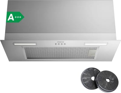 Ciarra Inbouw Afzuigkap – 60 cm, roestvrijstalen afwerking, energieklasse A+++, 650 m³/u