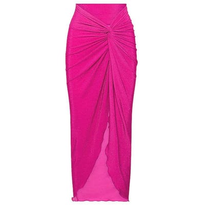 Bijgewerkt Sexy Slank Eendelig Badpak Dames Bandjes Mesh Rok Badpak Set L