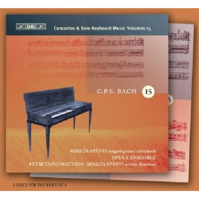 Miklós Spányi, Opus X Ensemble - C.P.E. Bach: Concertos & Solo Keyboard Music Vol. 1-15 (2 CD)