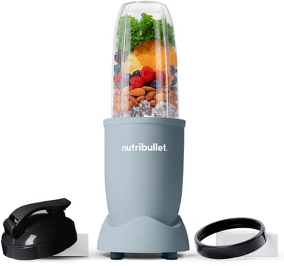 Nutribullet Exclusive Pastel - Blender - 900 Watt - Smoothie Maker - Incl. To Go Deksel & Accessoires - 700 ml Drinkbeker BPA & BPS-vrij – Stone