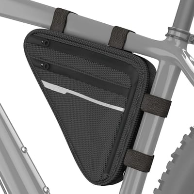 White-Label® Stuurtas Fiets - Enkele Fietstas Afneembaar - Zwart