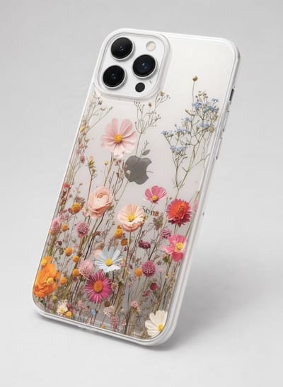 Gebloemd telefoonhoesje / iphonehoesje / Iphone 17 pro