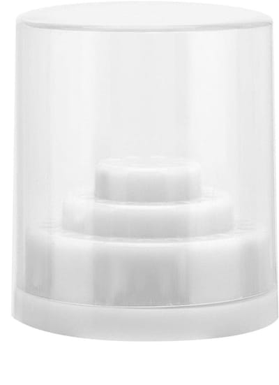 Dailygoods- Nagelboorhouder 48 Gaten - Organizer Box - Stofdicht - Transparant Deksel - Slijtvast - Lichtgewicht Kunststof - Nagelboor