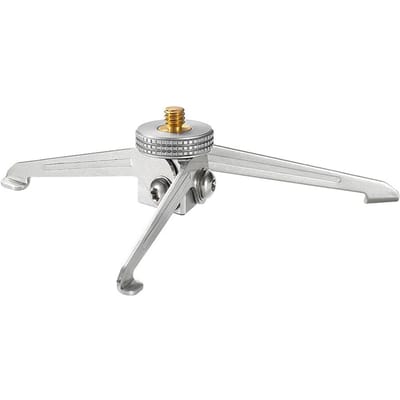 Support de caméra d'extérieur en acier inoxydable 1/4 pouces, Support de réservoir pliable, Support de lumière de Camping argenté