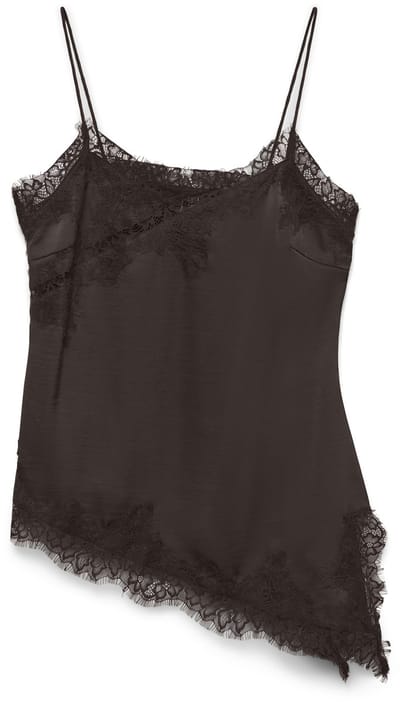 VERO MODA - VMJULIA SINGLET LACE TAIL TOP EXP - Dames - Blouses