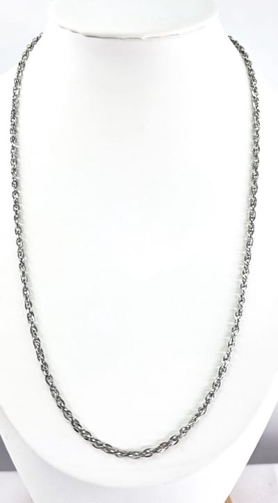 Halsketting - RVS - Stalen Kabelketting - L 50cm - D 2.5mm - prachtige te combineren met of zonder hanger - mannen - Vrouw.
