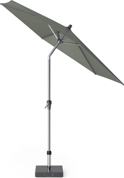 Platinum Sun & Shade - Middenstokparasol - Riva - Ø270cm - Olijf - Kantelbaar - Easy-up draaisysteem - 96% UV protectie