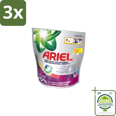 3 x Ariel – Wasmiddel Pods – All-in-1 Color – Kleurbehoud – 70 wasbeurten - Grootverpakking - Kleurbeschermer - Wasmiddel - Wasbeurt - Wasmachine - Wasmiddel Pod