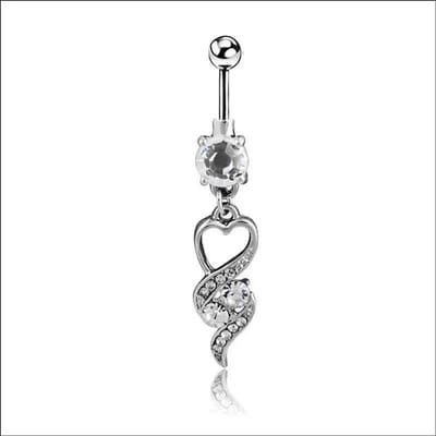 Aramat Jewels | Navelpiercings | Stalen Navelpiercing met Fantasie Hanger | | | |12mm | Staal | Volwassenen | Verkleurd niet