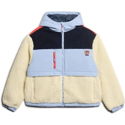 Superdry - Fleecejack met capuchon - Dames - Buitenjassen
