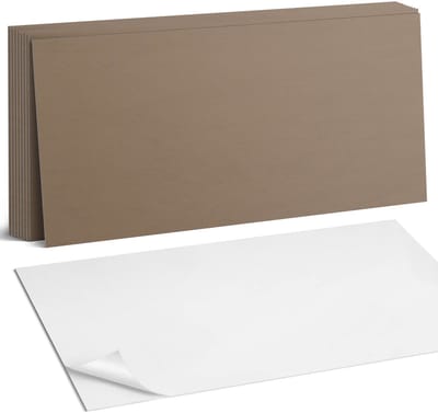 Coloray Plaktegels - Bruin Zelfklevende Wandtegels - 40 cm x 20 cm - Bruin Plaktegels - 10 stuks - Rechthoek PVC Tegels - Plaktegels Badkamer - Vloertegels Zelfklevend - Vinyl Tegels - Portugese Tegels