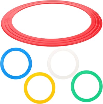 Jongleer Ringen - Circus Attributen - Artistieke Vaardigheden - Lichtgewicht Ontwerp - 33 x 26 cm - Diverse Kleuren