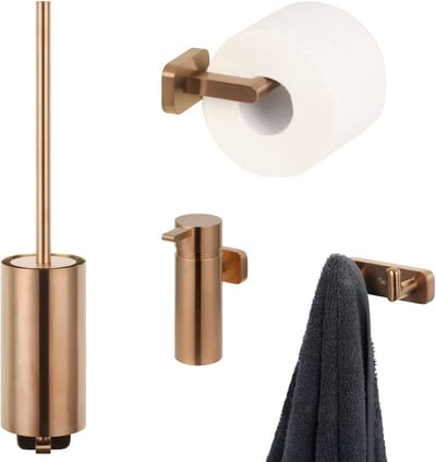 Ben Mykanto toiletset 4-delig geborsteld koper