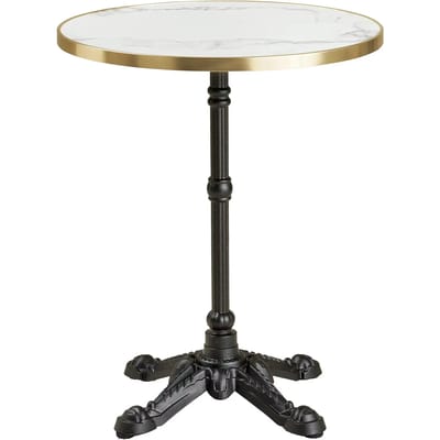 House Nordic Bistrotafel - Rond Marmerlook - Ø60x74cm