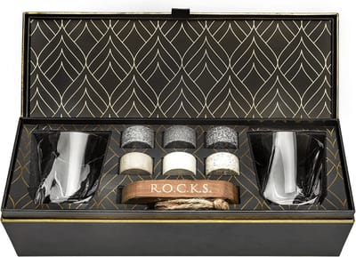 Rocks The Connoisseur's Set - Twist Whiskey Glass Edition - Whiskey - Glazen - Stones - Set - Cadeau