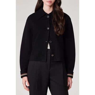 Paul Smith Womens Knitted Blazer Black Maat: S | Blazers Outlet | Dames | Zwart