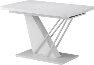 Vicco Eettafel Fenaro, Wit, 120-160 x 80 cm uitschuifbaar