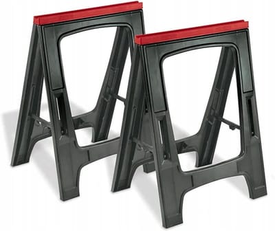 Opvouwbare Zaagbok - Werkbok Set - Doe-het-zelf Klussen - Verhoogde Stabiliteit - 57 cm - Multicolor