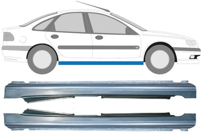 Volledige dorpel voor Renault Laguna I 1994-2001 / Links + Rechts / Set