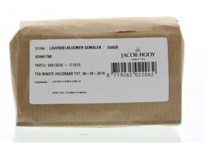 Jacob Hooy Lavendel gemalen 250 Gram