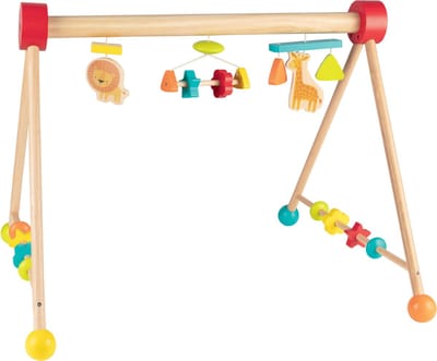 Playtive Houten baby speelrekje - Leeuw en Giraf - Houtenspeelrekje