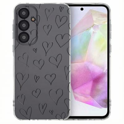imoshion Hoesje - Geschikt voor Samsung Galaxy A35 - Design hoesje verpakking - Hearts