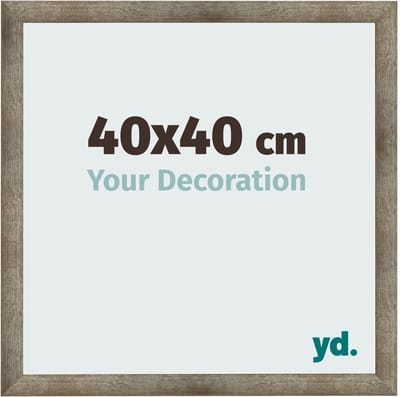 Your Decoration - Fotolijst 40x40 cm - MDF - Metaal Vintage - Bologna
