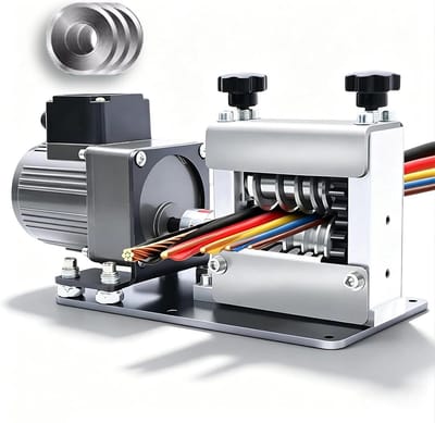 Elektrische Striptang - Automatisch Draadstripper - Snel Kabels Strippen - 6 Gat Ontwerp - 1-16 mm² - Grijs