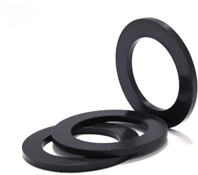 sanitair afdichtingen voor slangverbindingen, rubberen ringen voor kranen, filterpakking Douchekraan (85 x 67 mm, dikte 3 mm, 10 stuks)