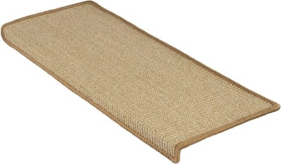 Sisal Trapmatten voor Trappen - Halfrond en Vierkant in 10 Kleuren - Natuurlijke en Duurzame Trapbescherming