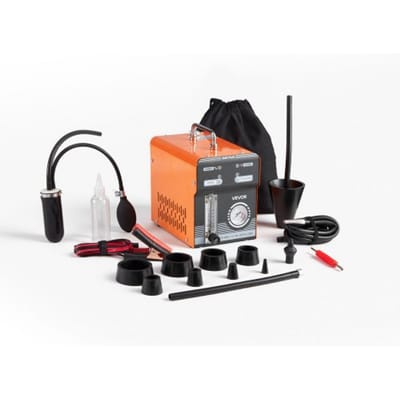 VEVOR EVAP rookmachine, rookgenerator voor auto's met luchtpomp, debietmeter, manometer, lekdetector voor auto's, motoren en vrachtwagens, diagnoseapparaat voor lekdetectie, rookmachine van 1,6 bar, lektestapparaat
