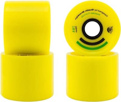 Skateboard Wielen - Wielenset Skateboardonderdelen - Skateboarden - Duurzaam PU Materiaal - 70x54 mm - Geel