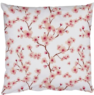 Sierkussens - Kussentjes Woonkamer - 50x50 cm - Kersenbloesem - Takken - Roze